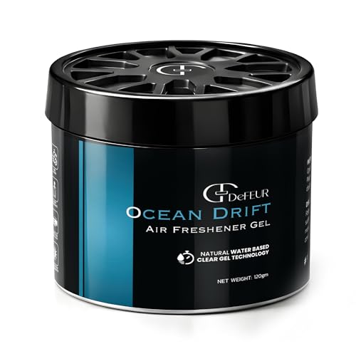 Image of Ocean Drift Gel Car Perfume | 120g Organic Car Freshener | Refreshing Marine Scent | Long-Lasting 30 Days | Car Accessories Interior