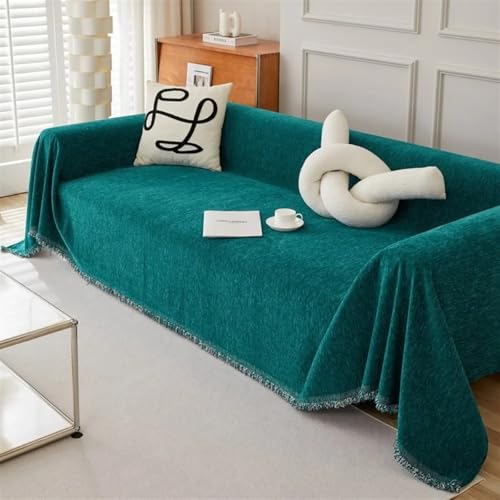 Funda de sofá con borlas reversible de 180x130 cm para proteger tu hogar con estilo 6