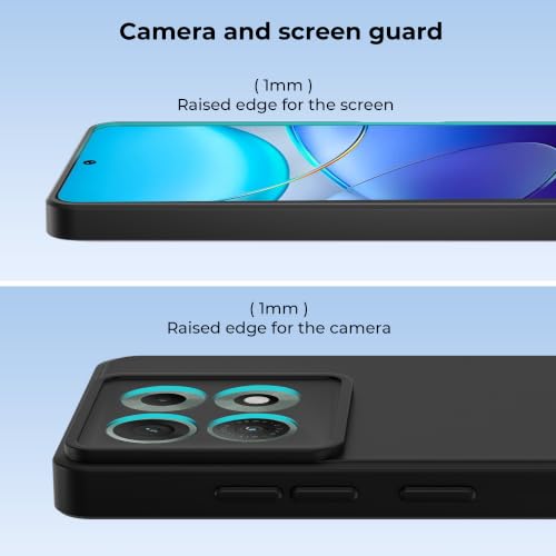 Image of A rtistque Back Cover Case for Motorola Edge 70 Max 5G | Camera Protection | Shockproof TPU | Stylish Protective Design | Slim Fit | Ultra Matte | Motorola Edge 70 Max Back Cover - Black