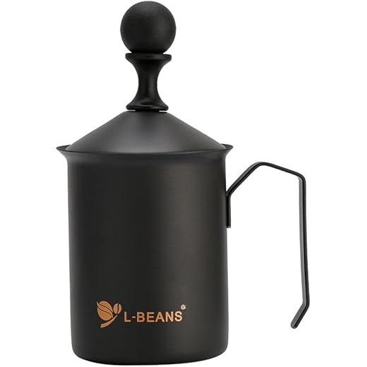600ml Stainless Steel Milk Frother Double Mesh Milk Foamer D