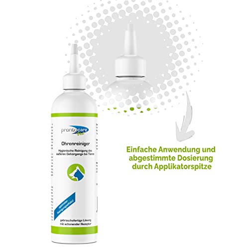 Prontocare-Vet 250ml Ohrenreiniger für Hunde und Katzen | minimiert Jucken, Brennen und Kopfschütteln