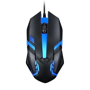 Wired Gaming Mouse RGB | 7-Color LED Breathing Light | High Precision USB Optical Mouse for PC, Laptop, Gaming & Office | Ergonomic Design | Fast Click Response | Plug & Play RGB Mouse