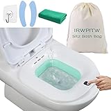 IRWPITW Sitz Bath, Electric Sitz Bath for Toilet Seat Hemorrhoids Postpartum Care Tub, Sits Bath Soa