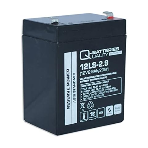 Q-Batteries 12LS-2.9 12V 2,9Ah Blei-Vlies Akku AGM VRLA Cover