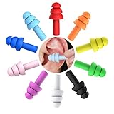 30 Pairs Ear Plugs for Sleeping, Reusable Silicone Ear Plugs Waterproof Swimming Earplugs Noise Reduction Earplug, Ultra Soft Flexible Earplugs for Sleeping, Studying, Concerts, Travel, Swimming - Image 3