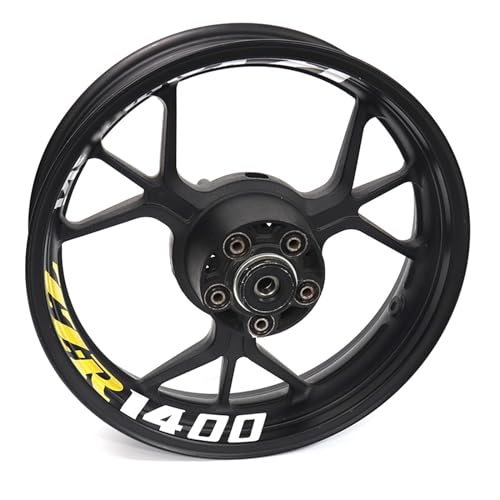 Autocollant pour 1400 moto - Kit sticker de roue résistant aux UV