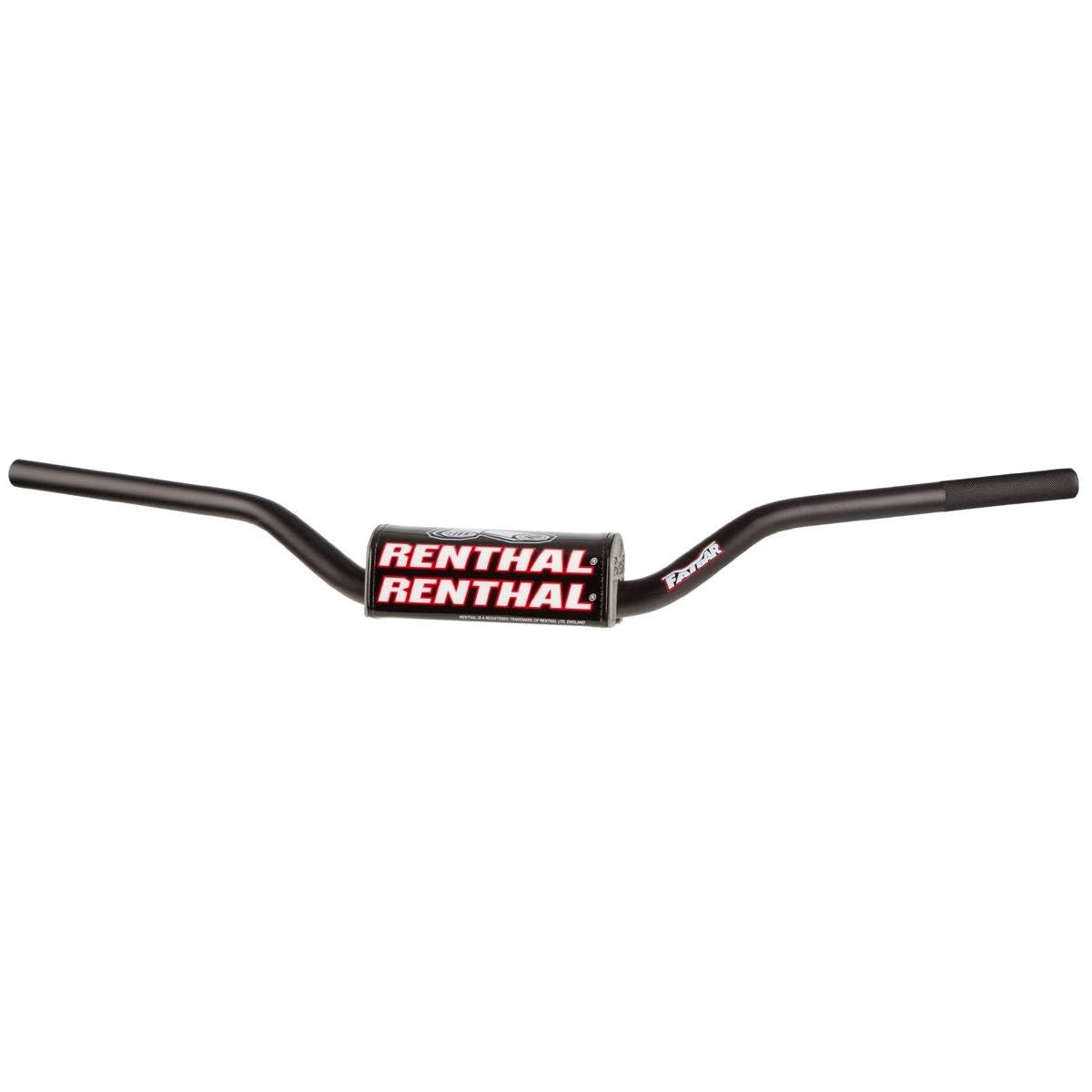 パーツ RENTHAL FATBAR M175 Amazon | RENTHAL FATBAR RC/OEM HONDA,KAWASAKI BLACK 604ー01
