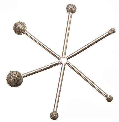 12 Puntas de Esmerilado con Punta de Diamante 4-12 mm miniatura 2