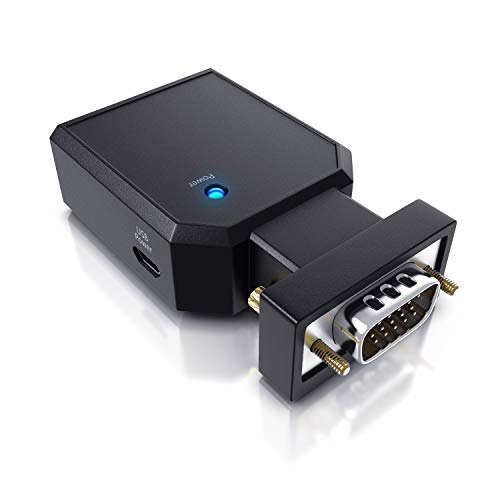 CSL - Full HD VGA zu HDMI Konverter - 1080p - Wandler von analog zu digital - 1 zu 1 &Uuml;bertragung - HDTV Beamer