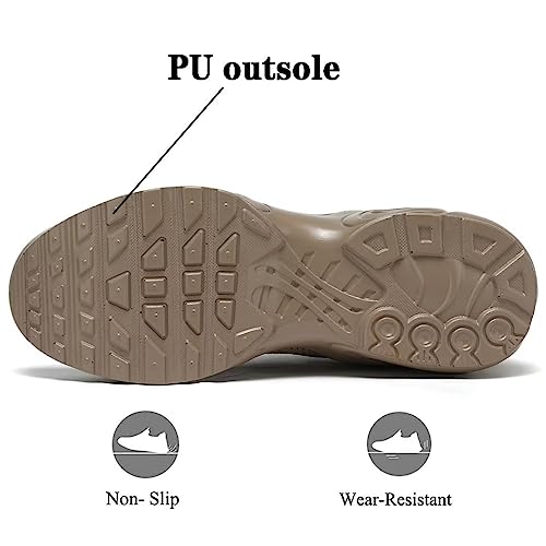 Image of Kapsen Men's Air Running Shoes Lightweight Breathable Walking Shoes Non Slip Fashion Sneakers Mesh Workout Casual Sports Shoes