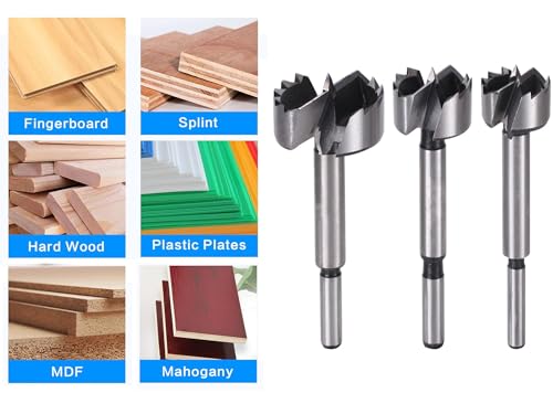 Meichoon Upgraded Version Multi-Tooth Forstner Drill Bit Set Higher Hardness Hole Saw Auger Opener Woodworking Drilling Tool Wood Cutter 40mm - Image 3