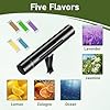 Air Freshener Vent Clip With 10 Aroma Sticks - Natural Essential Oil Diffuser, Aluminum-Alloy Holder, Variety of Scents, Long-Lasting Freshness - Easy to Install, Fits All Car Vents #3