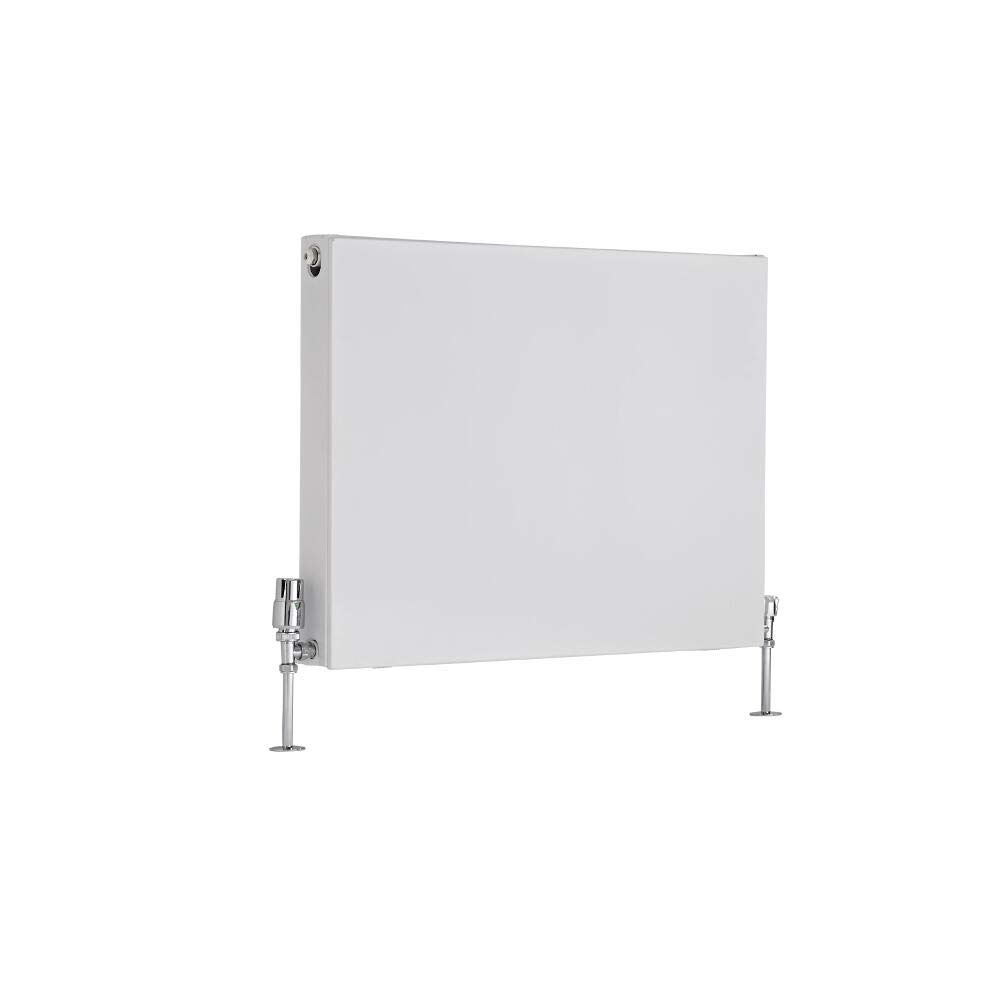 Milano White Mono Type 21 Horizontal Double Flat Panel Plus Convector Radiator - 600Mm X 800Mm
