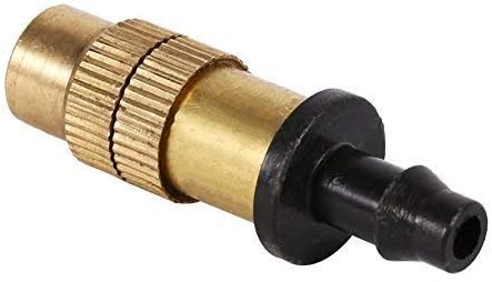 Miniatura 5 de Yosoo Boquilla de rociadores rociadores para riego riego sistemas de nebulización de latón ajustable rociador atomizador para césped de jardín, 5