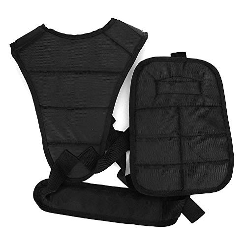 Alça confortável preta de ombro duplo, alça de ombro aparadora, alça de ombro dupla, cinto acolchoad