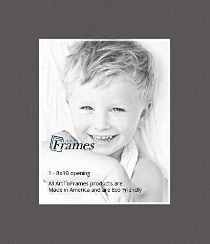ArtToFrames MAT-154-23x28-Charcoal Cinder/Charcoal Mat for Picture Frame, 23x28