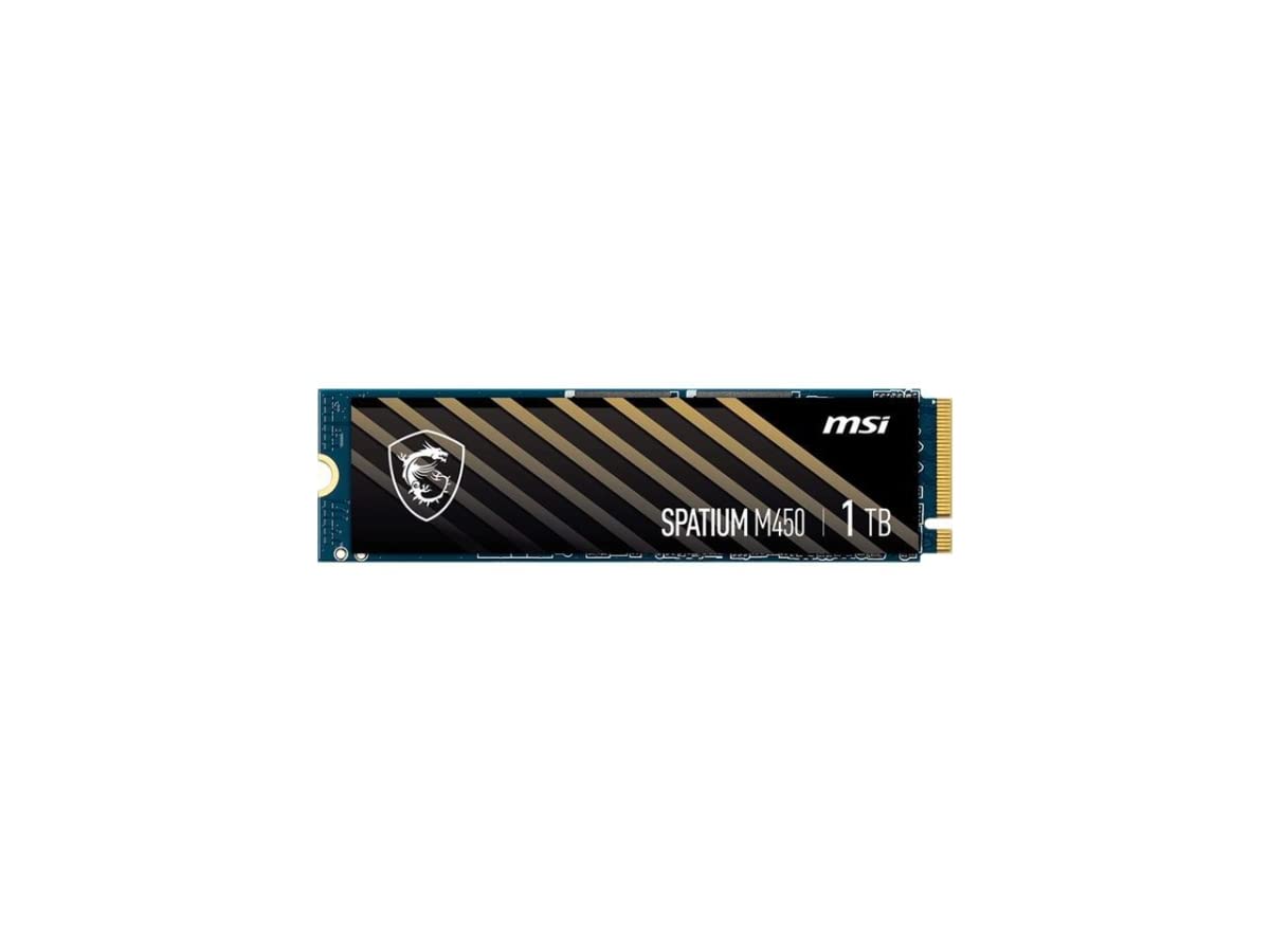 Amazon.com: msi SPATIUM M450 PCIe 4.0 NVMe M.2 1TB Internal Gaming