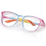 SQIMZAR 1 paio di occhiali di sicurezza per donne infermiere occhiali di protezione anti-appannamento (blu-rosa)