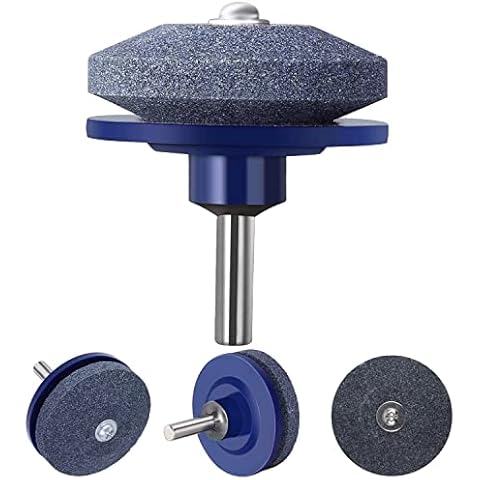 GREEN HAVEN Professional Blade Sharpener - Heavy Duty Garden Tool Sharpener | Precise Multipurpose Sharpener | Perfect for Rotary Lawn Mower, Spades, Hoes, Lawn Edgers Tool, Shears, Axe Sharpener Cover