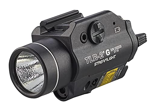 Streamlight 69250 TLR-2G 300-Lumen Rail-Mounted Tactical Weapon Light with Integrated Green Aiming Laser Includes Key Kit for Select Handguns, Black by Streamlight - Image 2