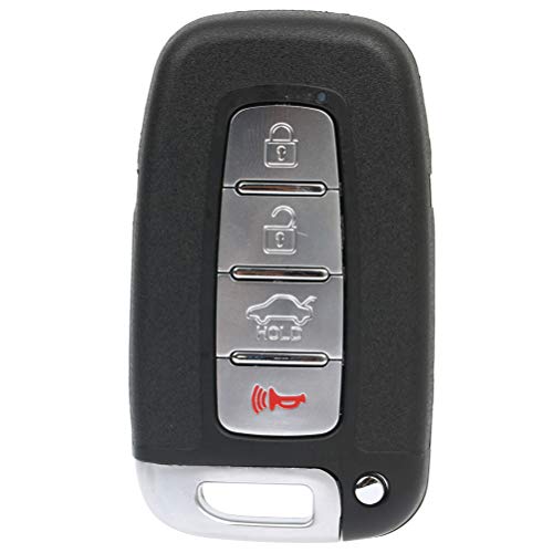 SELEAD Flip Key Fob 4 Buttons Keyless Entry Remote fit for 2011-2015 Hyundai