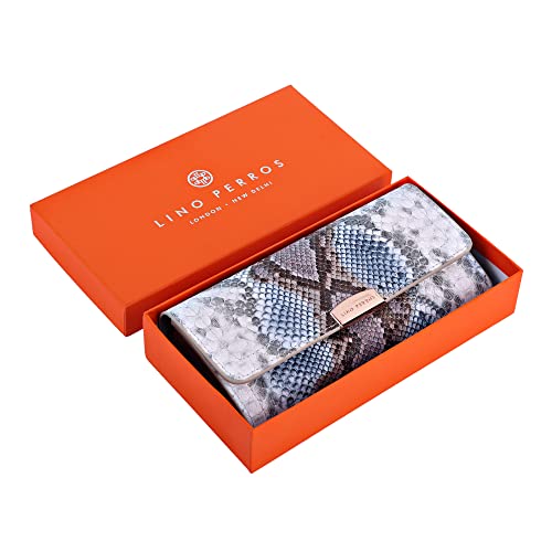 Image of Lino Perros Womens Textured Grey Wallet Women's Western (Grey)