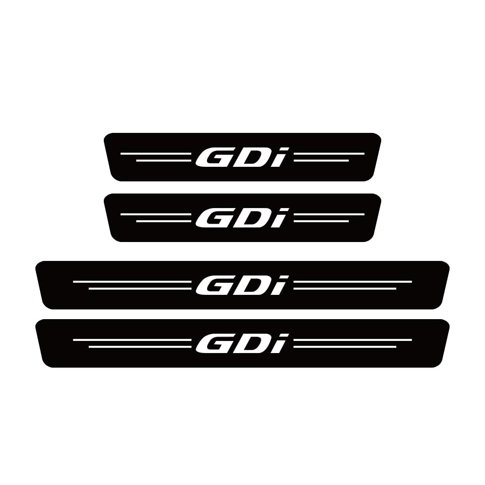 Sdyayfge Normal 4Pcs Kick Plates Car Door Sill Protector,For Gdi