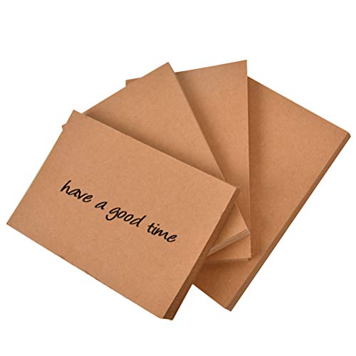 JAOMON 100 Piezas De Papel Kraft Papel De CartóN Kraft En Blanco Papel Artesanal CartóN Natural Hojas De CartóN Papel De CartóN 14.5x9.5cm Papel De Tarjeta para Regalos De Boda Etiquetas Cover