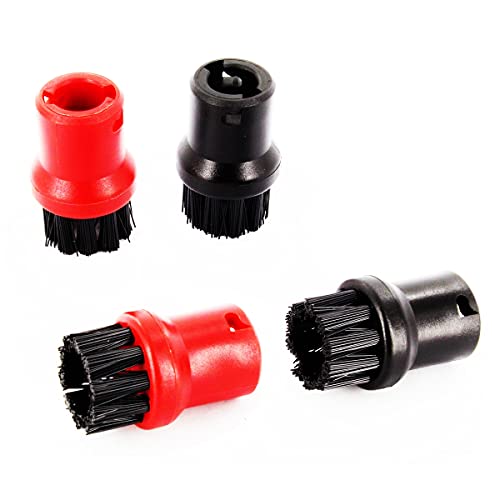 Paxanpax PFC1012 - Boquillas de cerdas redondas compatibles con Karcher SC1402 Series (paquete de 4)