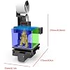 Small 3D Printer with Removable Magnetic Platform, Open Frame, 230C Direct Extruder, XY All Metal Structure, for Wins 7 8 10, Print Size 100x100x100mm (US)