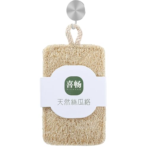 Loofah Rag - Esponja Exfoliante Natural | Purificador De Exfoliación para La Ducha Y El Baño, Peladores De Bañera Egipcia Y Ducha para La Cara |