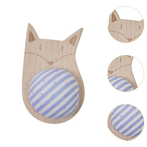 Almohadilla de alfileres decorativa con base de madera noble y acabado para bordado 4