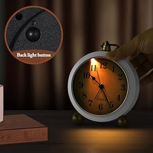 Analogalarmclockbatterypowereddeskclockswithnightlightsilentnontickingretrosimplydesignalarmclocksforlivingroombedroombedsidedormitorydecorgiftwhite Urban Country Home Decor Analog alarm clockbattery powered desk clocks with night lightsilent non tickingretro simply design alarm clocks for living room bedroom bedsidedormitorydecorgift white urban country home decor
