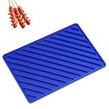 HERCHR Hot Dog Slicer, Hot Dog Slicing Tool Hotdog Cutter Blades Hot Accessories for Camping and Backyard Outdoor(Blue)