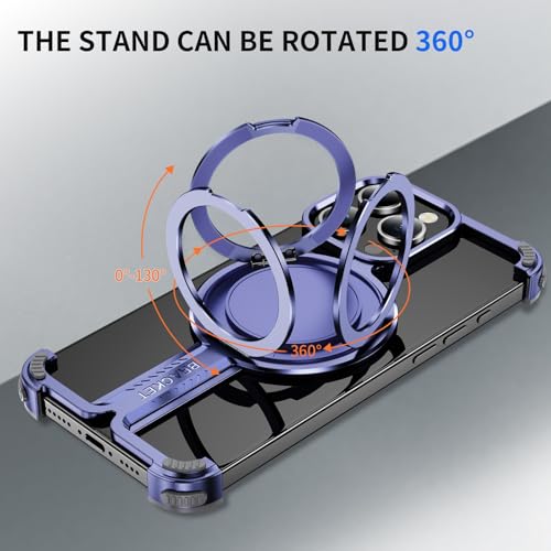 Coque avec béquille rotative 360 iPhone 16 Pro Max magnétique antichoc