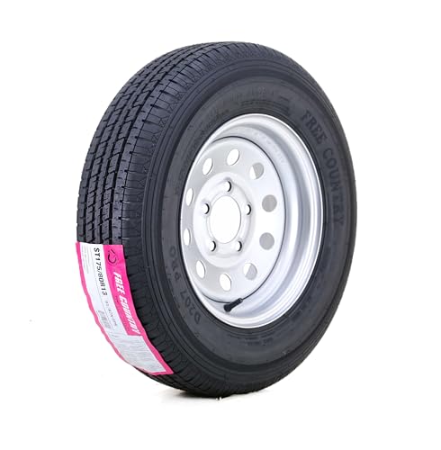 Free Country Trailer Tire Wheel Assembly ST175/80R13 6-Ply C 91M 5 Lug on 4.5