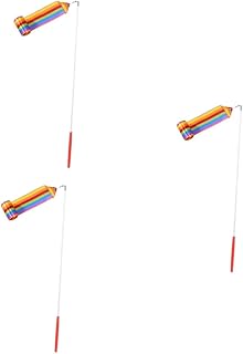 BESPORTBLE Streamers De Ginástica 30 Peças Fitas Coloridas Para Ginástica Flâmulas De Arte Fita Rítmica Corda De Ginástica Fitness Ginástica Rítmica