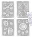 Casino Poker Vegas Chocolate Candy Mold Kit - Includes 4 Molds and Tips!