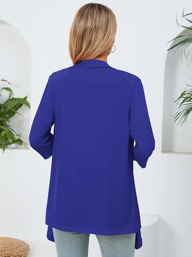 Image of Women's Lightweight Open Front Cardigans Casual Soft Drape Spring Summer Fall Cardigan S-3XL