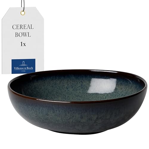 like. by Villeroy & Boch Lave Bowl, Stoneware, Grey, 600 ml measured brimful