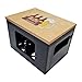 Produktbild BierEx Bierkastensitz Holz Sitzauflage für Bierkisten, Hocker, Sitzkissen für Getränkekisten (Platz an der Quelle)