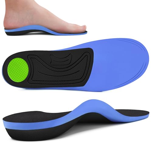 Orthotic Insole Arch Support for Insole Plantar Fasciitis Insole Trimable Size for Over Pronation Metatarsalgia Flat Feet Heel Pain Insoles for Men and Women (S (UK WS5.5-6.5 EU WS38-40))