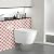 Art3d 10-Pack Heavy-Duty Peel and Stick Backsplash, 12x12 Inch Self-Adhesive Wall Tile Stick on Kitchen Countertop, Pink & Warm White