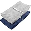 Changing Pad Cover – Babebay Ultra Soft Minky Dots Plush Changing Table Covers Breathable Changing Table Sheets Wipeable…