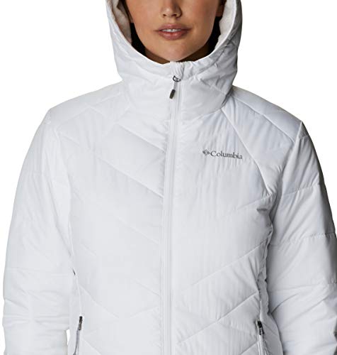 Image of Columbia Women's Heavenly Hooded Jacket, White, Small