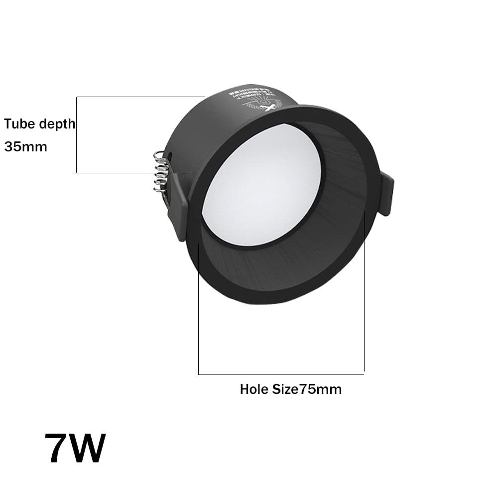 Faretti LED da Incasso 3 Pollici 4000K/6000K 7W LED da Incasso a soffitto Faretto LED ad Alta luminosità da soffitto Confezione da 4