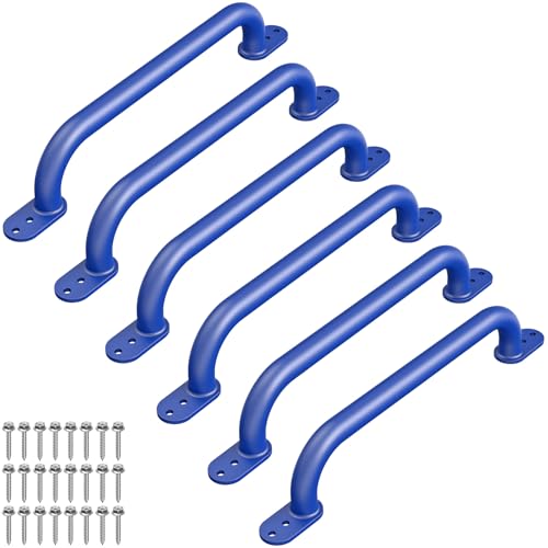 Dolibest Poignee Escalade Enfant, 43cm Poignées de Terrain de Jeux 6pcs Main Courante pour...