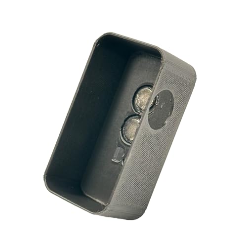 For DJI Osmo Nano ヘルメットマウントケース マグネット式 オートバイヘルメット用 軽量 固定 耐久性 安定性 マグネットホルダー付き安全ケース 3Dプリント 取り付け簡単 For DJI Osmo Nanoアクションカメラ用アクセサリー