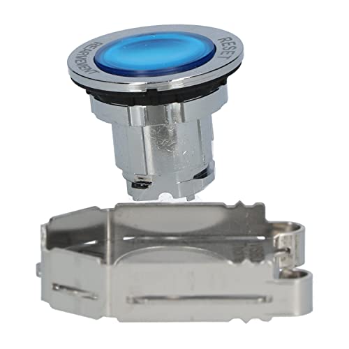 Cabeza pulsador rasante iluminado blanco LED Harmony Schneider para panel 6