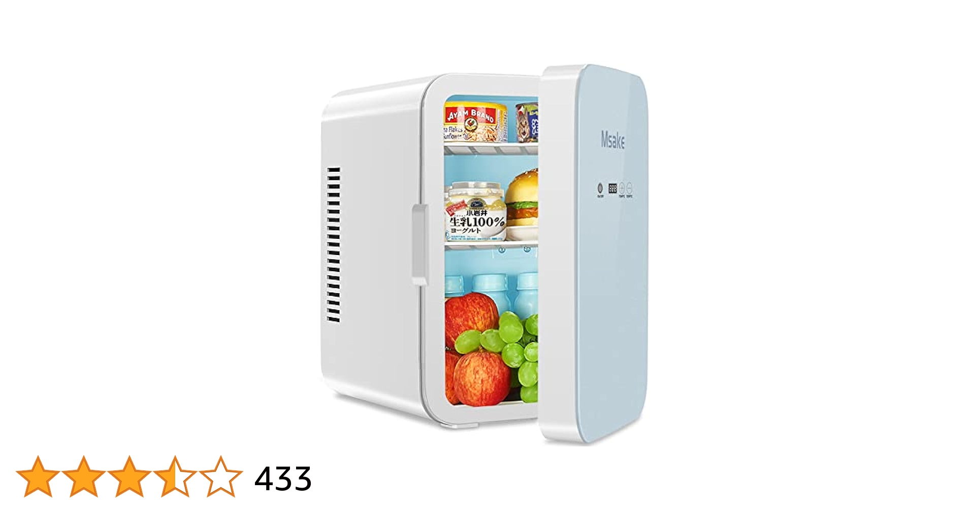 小型冷蔵庫10L Amazon | Msake ミニ冷蔵庫 10L 小型 冷蔵庫 ポータブル 冷温庫